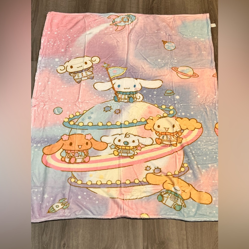 Pastel 🦩 Cartoon Character Blanket
